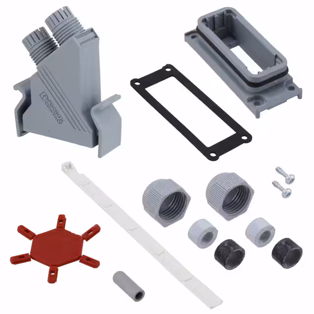 1689129 Phoenix Contact  Capots de connecteurs D-Sub en forme de D